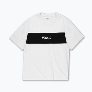 Férfi póló PROSTO Root white/black