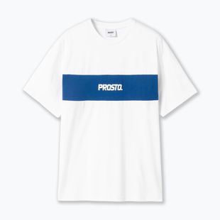 Férfi póló PROSTO Root white/navy blue