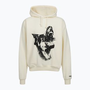 Férfi pulóver PROSTO Hoodie Bark off white