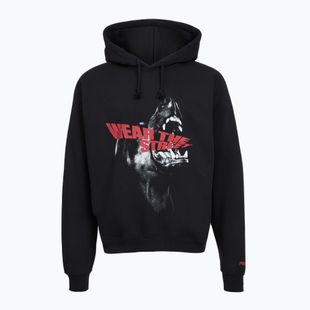 Férfi pulóver PROSTO Hoodie Bark black