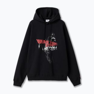 Férfi pulóver PROSTO Hoodie Bark black