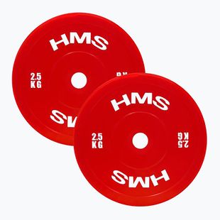 PE olimpiai súly HMS TPP02 2 x 2,5 kg piros