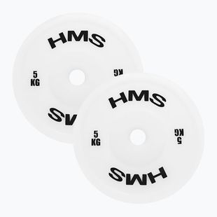 PE olimpiai súly HMS TPP05 2 x 5 kg fehér