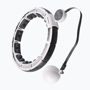 Hula hop súlyokkal és számlálóval HMS HHM16 fehér