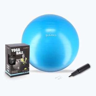 HMS gimnasztikai labda YB01 Új 75 cm azúrkék színű