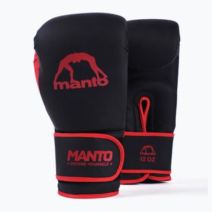 MANTO Essential boxkesztyű fekete/piros
