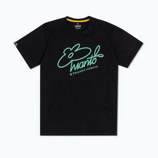 Férfi póló MANTO Bloom fekete