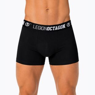 Férfi boxer nadrág Octagon Legion Caption 3 pack black