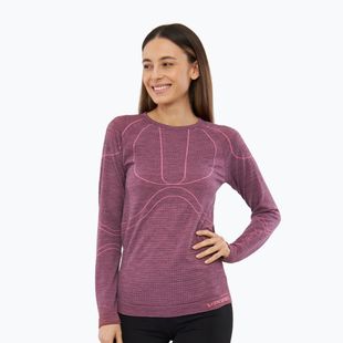 Női termoaktív felső Viking Lan Pro claret/light pink