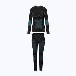 Női thermo fehérnemű szett Viking Ilsa black/turquoise