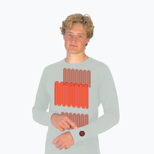 Glovii GJ1G szürke fűthető melegített pulóver