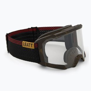 Kerékpáros szemüveg Leatt Velocity 4.0 MTB X-Flow timber/clear