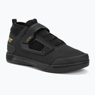 Férfi kerékpáros cipő Leatt 4.0 Clip fekete