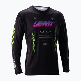 Férfi hosszú ujjú kerékpáros mez Leatt MTB Gravity 4.0 race black