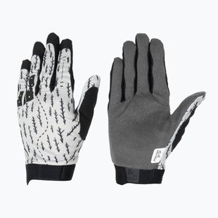 Férfi kerékpáros kesztyűk Leatt MTB 1.0 GripR trails white