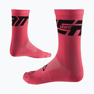 Zokni Leatt MTB Endurance neon pink