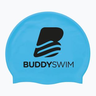 Úszósapka BuddySwim BLogo Silicone blue
