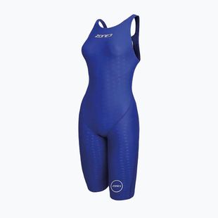 Női egyrészes fürdőruha ZONE3 Performance Speed Kneeskin blue/white