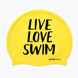 BuddySwim LLS Szilikon úszósapka sárga