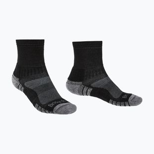 Férfi zokni Bridgedale Lightweight Merino Performance 3/4 Crew Original black/silver