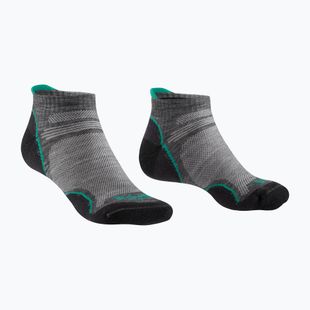 Női túrazokni Bridgedale Hike Ultralight Merino Performance Low mid grey/surf