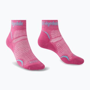 Női túrazokni Bridgedale Hike Ultralight Performance Ankle pink