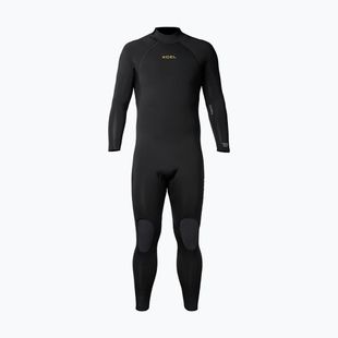 Férfi úszóruha Xcel Comp 4/3 mm Back Zip Full black