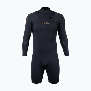 Férfi úszóruha Xcel Comp+ Spring 2/1,5 mm LS black