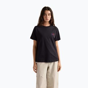 Női póló Arcteryx Kragg Cotton Little Bird Crew black/multi