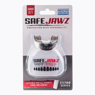 SAFEJAWZ Extro sorozatú állkapocsvédő fekete SJGOLDJ