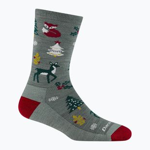 Női zokni Darn Tough Yuletide Wild Crew Lightweight with Cushion balsam