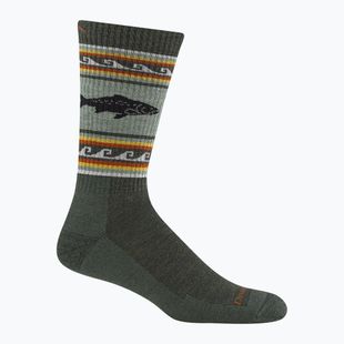 Férfi zokni Darn Tough VanGrizzle Boot Sock Cushion trout river