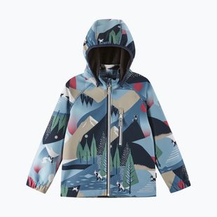 Reima gyermek softshell kabát Vantti kék óceán