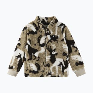 Reima Turkkinen földes bézs színű gyermek fleece pulcsi