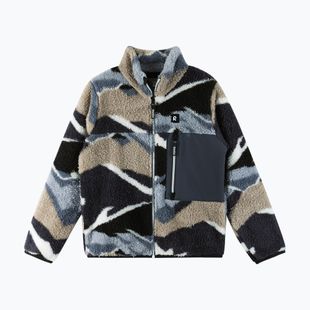 Reima Turilas puha fekete gyermek fleece kapucnis pulóver