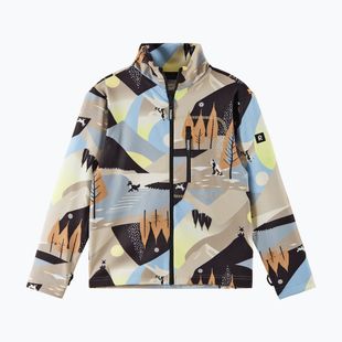 Reima gyermek fleece pulóver Iisisti földes bézs színben