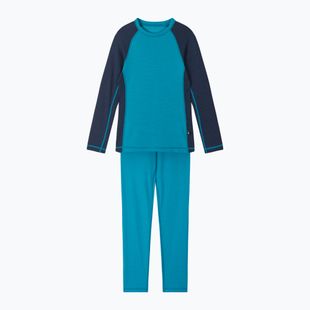 Gyermek termoaktív fehérnemű szett Reima Taitoa aquatic blue