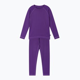 Gyermek termoaktív fehérnemű szett Reima Lampo plum purple