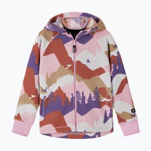 Gyerek polár pulóver Reima Northern Fleece Hoodie grey pink