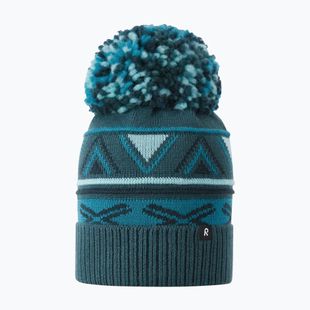 Gyerek téli sapka Reima Kirjoen dark teal