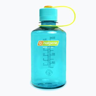 Nalgene Narrow Mouth Sustain utazó palack 500 ml cerulean színű