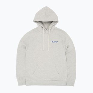 KAVU férfi pulóver True Gradient Hoody szürke marl