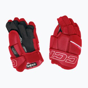 Gyerek jégkorong kesztyűk CCM Next JR Gloves red/white