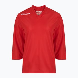 Gyerek jégkorong hosszú ujjú Bauer Flex Practice Jersey Jr red