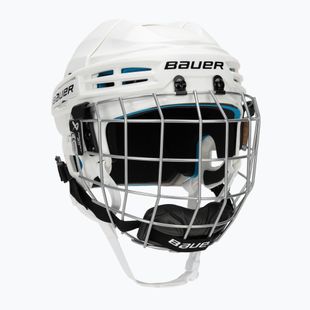 Gyermek jégkorong bukósisak Bauer Prodigy 2.0-Helmet-Combo white