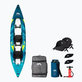 2 személyes felfújható kajak 13'6 AquaMarina Versatile / Whitewater kajak kék Steam-412