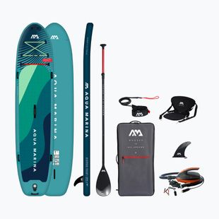 Pumpálható SUP deszka készlet Aqua Marina Super Trip Essential 12'6" dark green