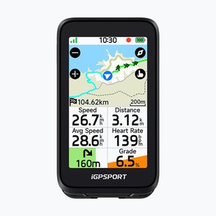 Kerékpáros navigáció iGPSPORT BiNavi Air black