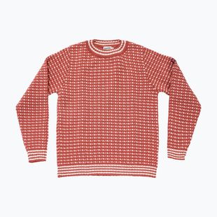 Pulóver Devold Islender Refined marsala/offwhite