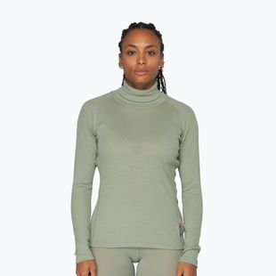 Női Termoaktiv pulóver Devold Adventure Merino 190 High Neck fog